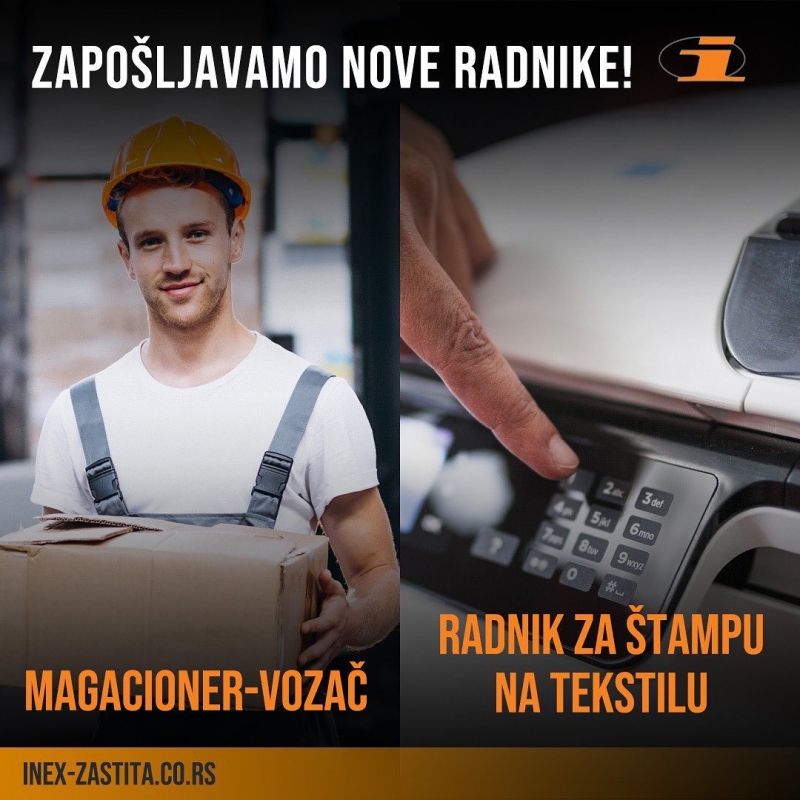 Zapošljavamo nove radnike!