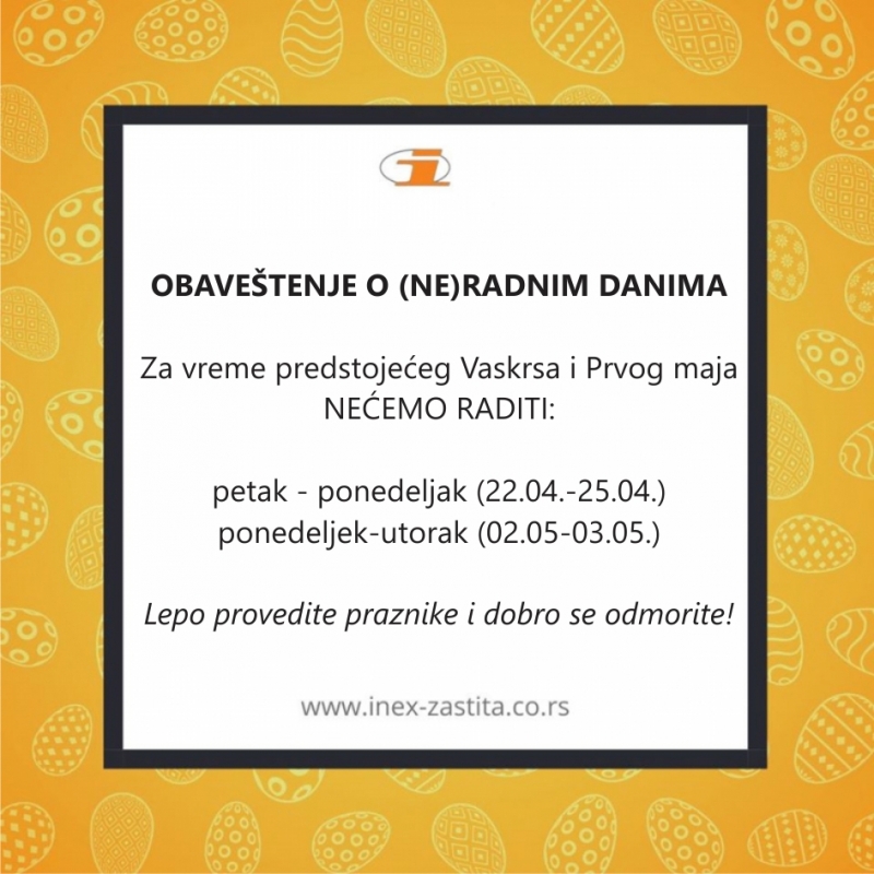 Neradni dani za praznike
