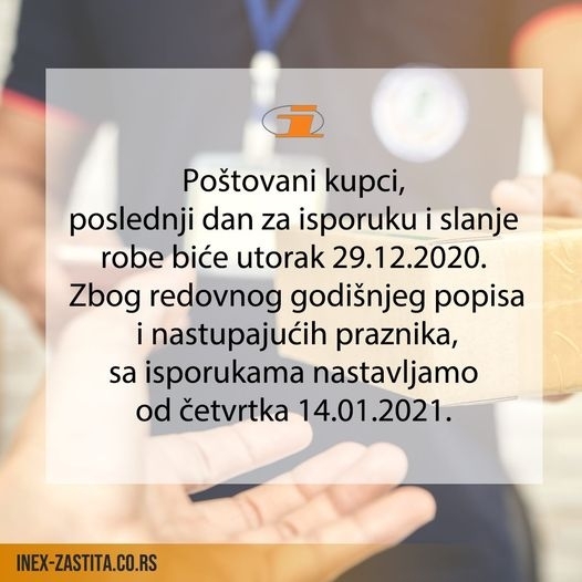 Obaveštenje o radu za vreme popisa