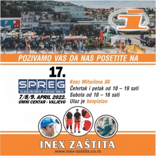 Posetite nas na sajmu SPREG 2022 Valjevo
