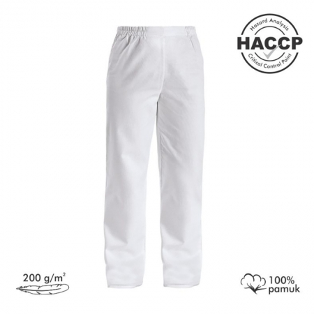 Pantalone HACCP Cotton Man Light bele