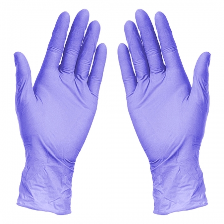 Rukavice Intco Nitrile Lila
